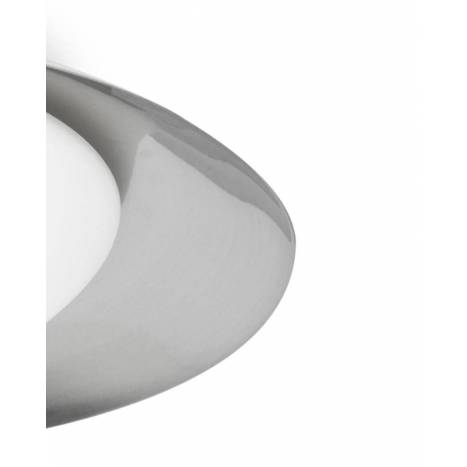 Plafón de techo Side LED 45cm blanco-níquel - Faro