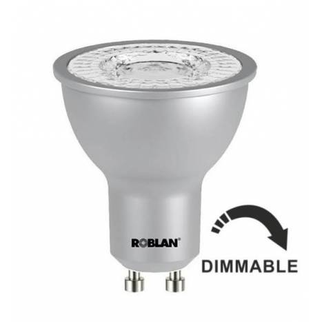 Bombilla LED 7w GU10 60º Pro Sky regulable - Roblan