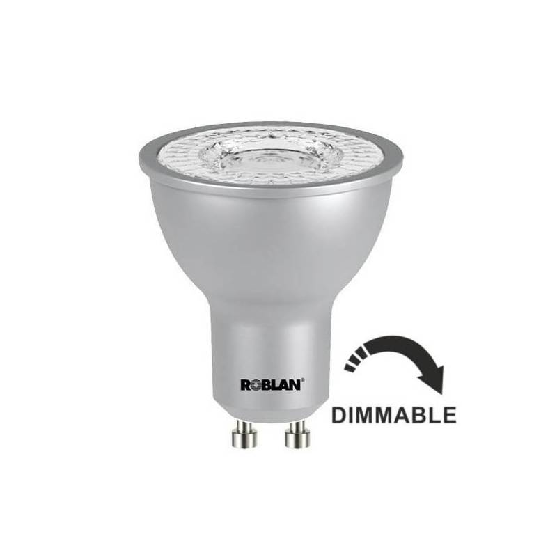 Bombilla LED 6w GU10 60° SMD Pro Sky regulable - Roblan
