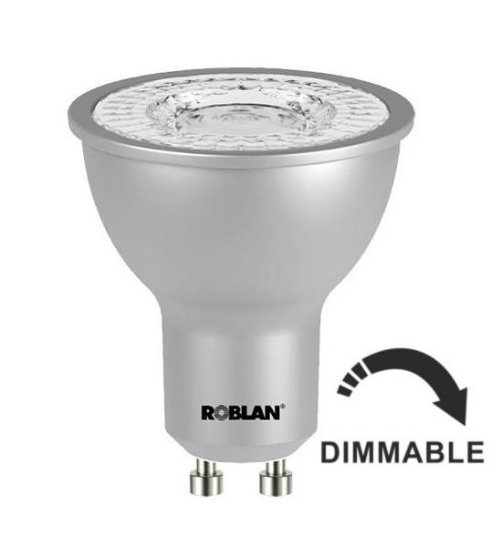 Winshine - Bombillas LED GU10 de 6 W, equivalente a 50 W, bombilla LED  blanca cálida de 3000 K, no regulable, repuesto GU10, base de bloqueo de  giro