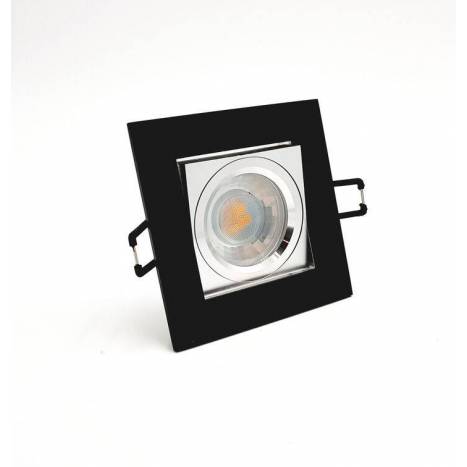 BPM Care square recessed light black