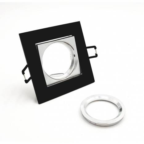 BPM Care square recessed light black