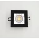 BPM Care square recessed light black