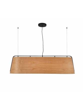 FARO Stood 5L E27 pendant lamp wood