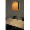 FARO Stood 1L E27 pendant lamp wood