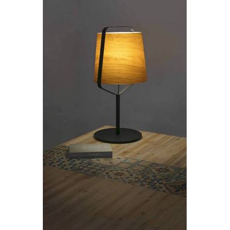 Lámpara de mesa Stood 1L E27 madera - Faro