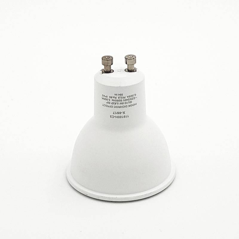Winshine - Bombillas LED GU10 de 6 W, equivalente a 50 W, bombilla LED  blanca cálida de 3000 K, no regulable, repuesto GU10, base de bloqueo de  giro