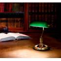 IDEAL LUX Lawyer green crystal table lamp