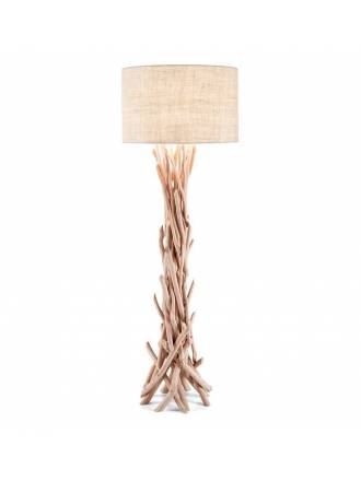 IDEAL LUX Driftwood 1L natural floor lamp