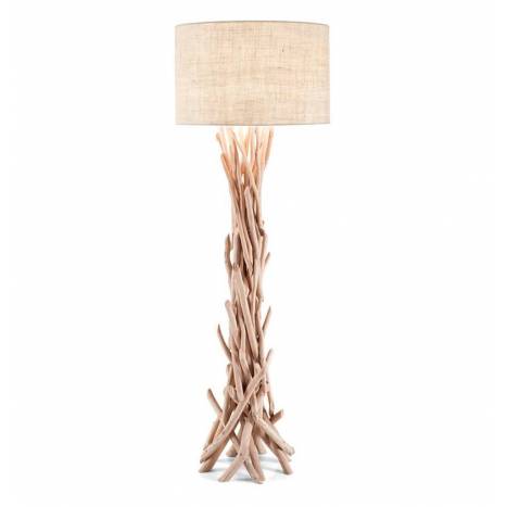 Lámpara de pie Driftwood 1L natural - Ideal Lux