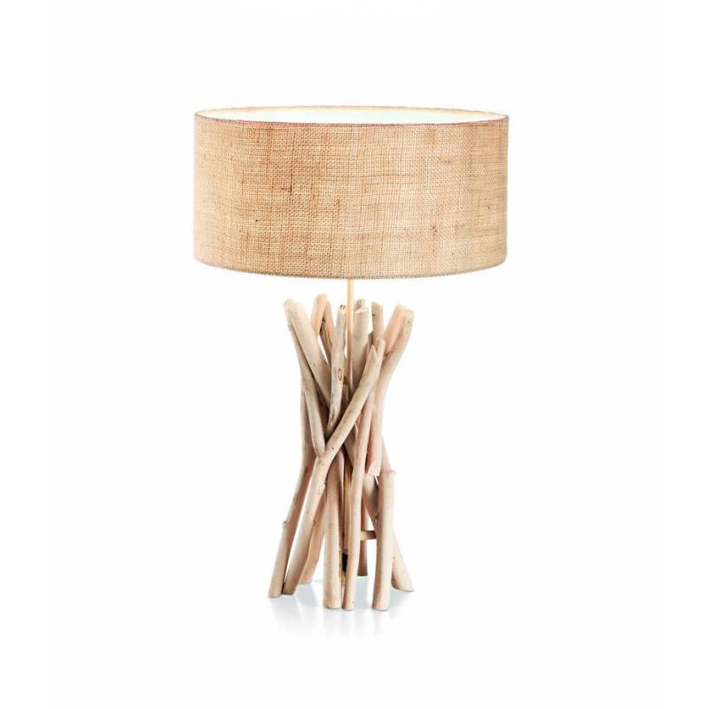 Lámpara de mesa Driftwood 1L natural - Ideal Lux