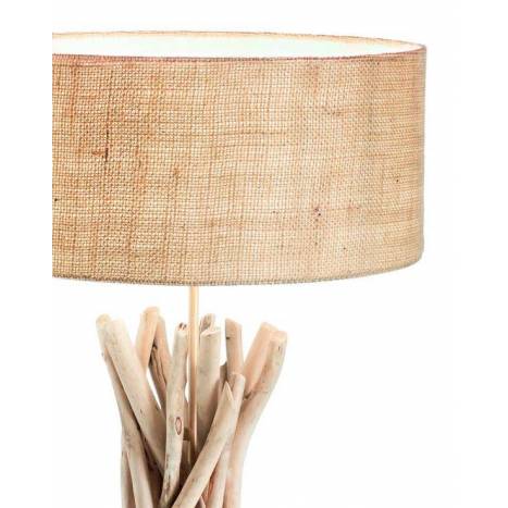 IDEAL LUX Driftwood 1L natural table lamp