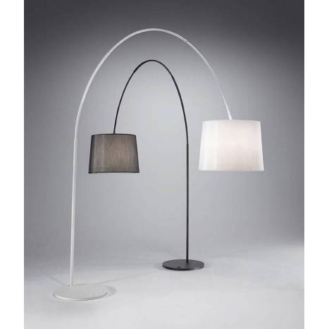 Lámpara de pie Dorsale 1L arco blanco - Ideal Lux