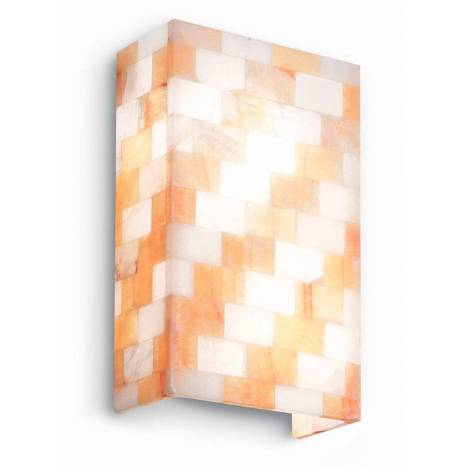 IDEAL LUX Scacchi 2L alabaster wall lamp