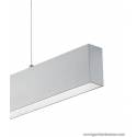 IDEAL LUX Club pendant lamp LED 24w silver