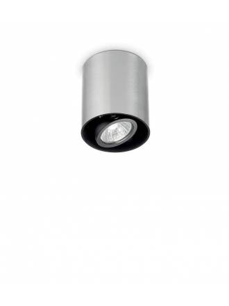 IDEAL LUX Mood GU10 round surface spotlight silver