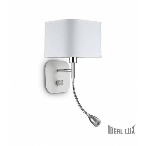 Aplique de pared Holiday E14 + LED 1w blanco - Ideal Lux