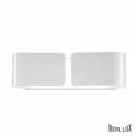 Aplique de pared Clip 2L blanco - Ideal Lux