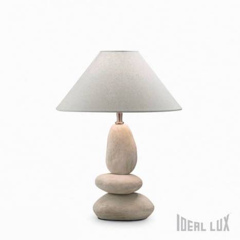 IDEAL LUX Dolomiti 1L small ceramic table lamp