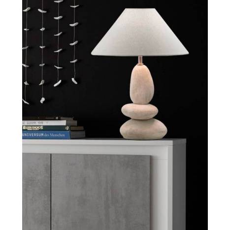 IDEAL LUX Dolomiti 1L small ceramic table lamp