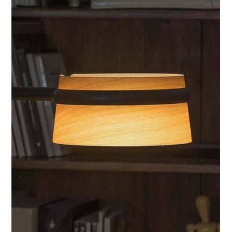 Lámpara de pie Loop LED 6w madera - Faro