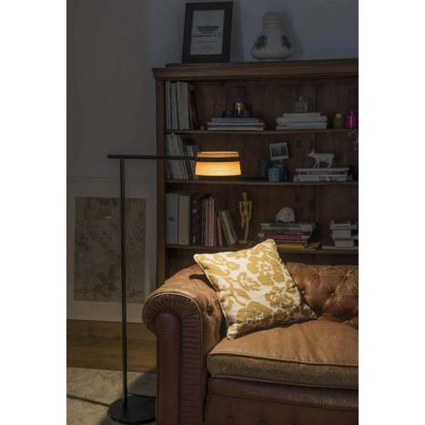 Lámpara de pie Loop LED 6w madera - Faro