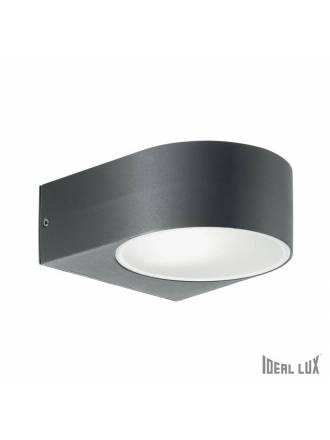 IDEAL LUX Iko 1L wall lamp anthracite