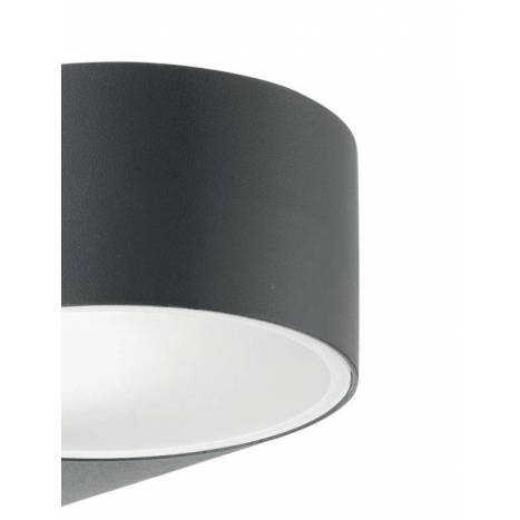 Aplique de pared Iko 1L E27 antracita - Ideal Lux