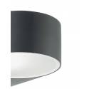 Aplique de pared Iko 1L E27 antracita - Ideal Lux