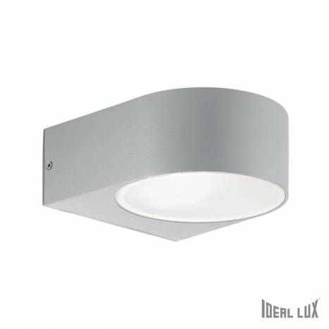 Aplique de pared Iko 1L E27 gris - Ideal Lux