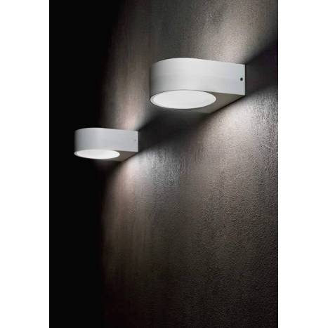 Aplique de pared Iko 1L E27 gris - Ideal Lux