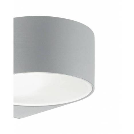 Aplique de pared Iko 1L E27 gris - Ideal Lux