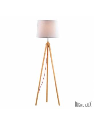 Lámpara de pie York trípode madera - Ideal Lux