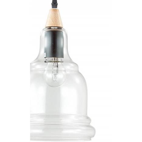 Lámpara suspensión Gretel 1L cristal - Ideal Lux