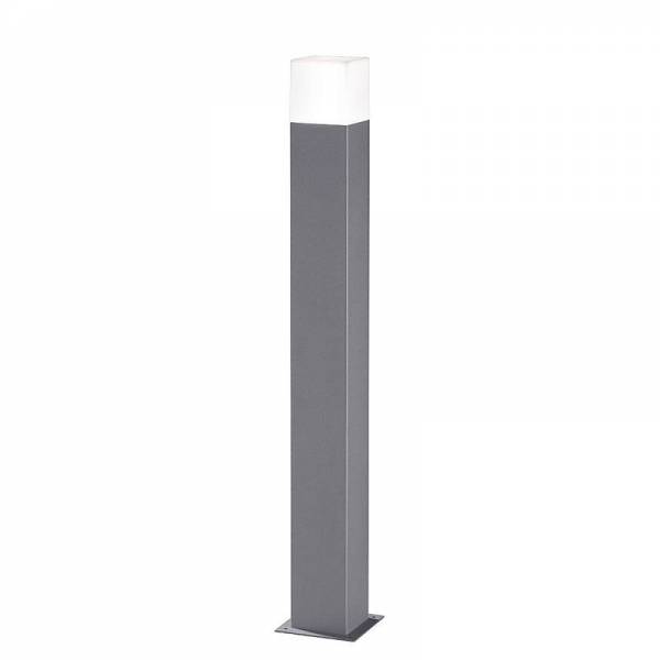 TRIO Hudson outdoor bollard LED 80cm grey