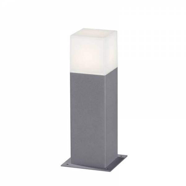 Trio Hudson outdoor bollard LED 30cm grey