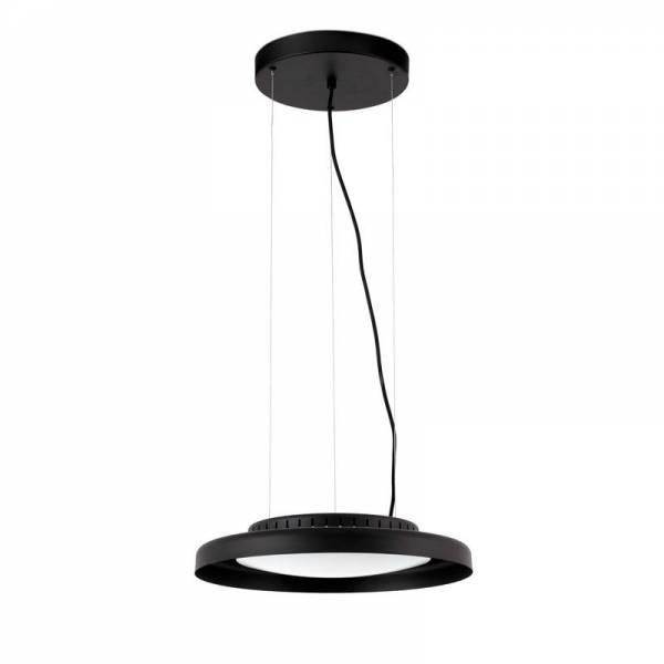 Lámpara colgante Dolme LED 24w acero negro - Faro
