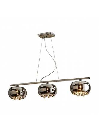 SCHULLER Argos pendant lamp linear 3 lights chrome