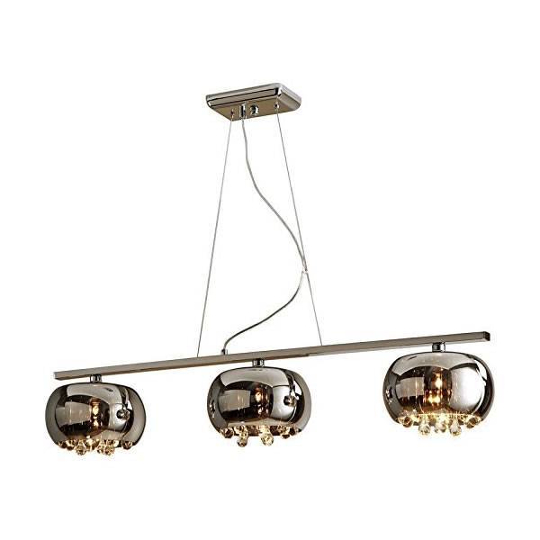 SCHULLER Argos pendant lamp linear 3 lights chrome