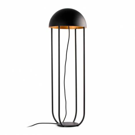 FARO Jellyfish LED 6w black + gold floor lamp