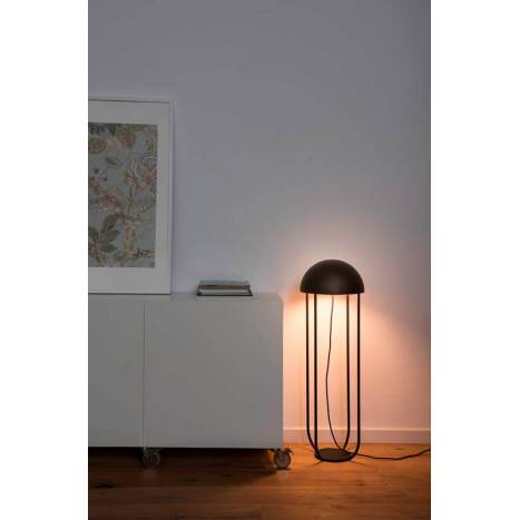 FARO Jellyfish LED 6w black + gold floor lamp