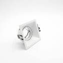 Foco empotrable Comfort cuadrado blanco de Mantra
