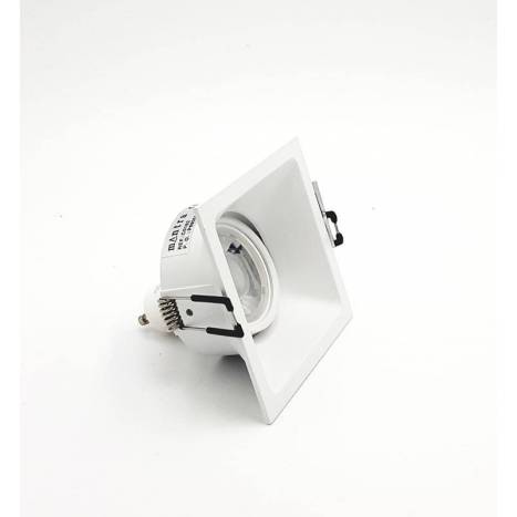 Foco empotrable Comfort cuadrado blanco de Mantra