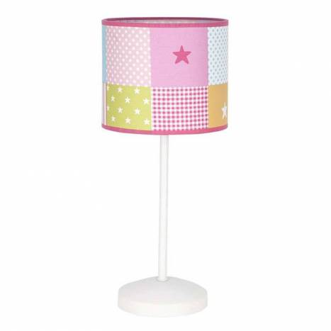 Lámpara de mesa infantil Cuadros 1L - Fabrilamp