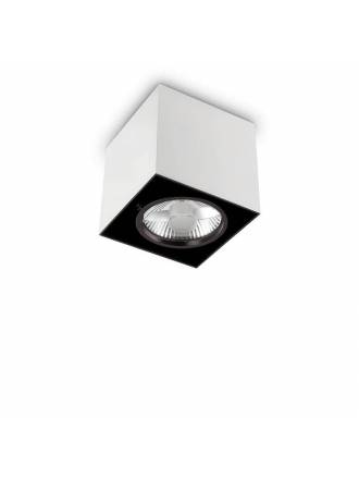 Foco superficie Mood AR111 cuadrado blanco - Ideal Lux