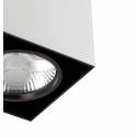 Foco superficie Mood AR111 cuadrado blanco - Ideal Lux