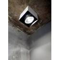 Foco superficie Mood AR111 cuadrado blanco - Ideal Lux