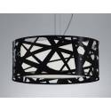 BRILLIANCE Mercury pendant lamp 3L black metal