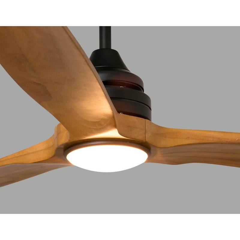 FARO Alo 1L natural wood  pine ceiling fan 