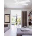 FARO Cocos DC 1L white polycarbonate ceiling fan